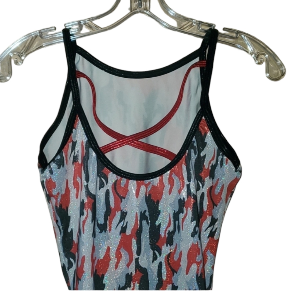 Alpha Factor red camo leotard - Picture 4 of 4